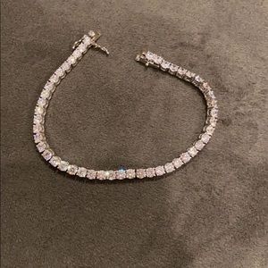 Nana Tennis Anklet 4MM/Silver
